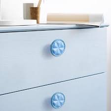 Núm tay nắm tủ decor bằng da hình múi cam MR7031