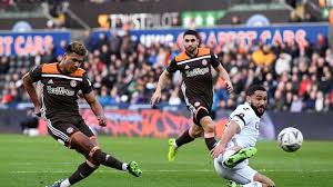 Bees have to settle for point in south wales. Swansea City 4 1 Brentford Dan James Stars As Swans Reach Fa Cup Quarter Finals Football News Sky Sports