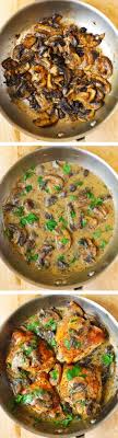 Three Herb Chicken And Mushrooms Recette Recettes De Cuisine Recette De Plat Idee Recette