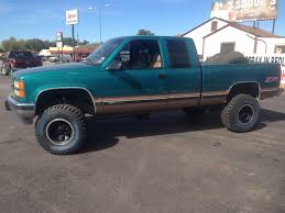 1995 Gmc 1500 Z71 6 Rough Country Lift 16 Mickey Thompson Wheels 33 Mickey Thompson Tires Chevy Trucks Silverado Chevrolet Trucks Chevy Trucks