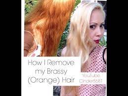 Here i show you part of my journey to light blonde platinum silver hair.hair tutoriali used a bleach bath (after a few other lightening product reviews that. How I Remove The Brazzines Orange Of My Hair Youtube