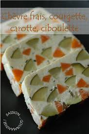 Terrine D Ete Terrine Legere Terrine De Chevre Frais Legumes Et Son Coulis De Poivrons Passion Gourmandise Recettes De Cuisine Recette Terrine De Courgettes