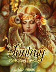 These printable adult coloring pages are for you to find zen amongst beautiful illustrations. Mermaids Fairies Adult Coloring Pages Fantasy Art Coloring Pages Book 1 With Dragons Handmade Products Stationery Environews Tv