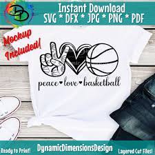 Download Peace Love Basketball Dynamic Dimensions