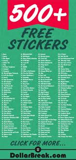 Without further ado, here are the. 400 Companies That Mail Free Stickers 2021 Dollarbreak Free Preppy Stickers Get Free Stuff Get Free Stuff Online