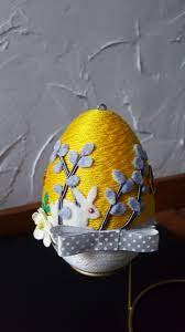 Pisanka pisanka, wielkanocne złote jajko, adobe illustrator. Wielkanocne Dekoracje Styropianowe Jajka Wloczki Filc Wstazki Marzec 2017 Easter Crafts Diy