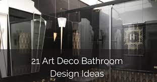 The beige marble wall in. 21 Art Deco Bathroom Design Ideas Sebring Design Build