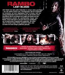 Rambo must confront his past and unearth his ruthless combat skills to exact revenge in a final mission. Rambo Last Blood Blu Ray Amazon De Sylvester Stallone Peris Mencheta Sergio Stallone Sylvester Barraza Adriana Jaenada Oscar Grunberg Adrian Vega Paz Peris Mencheta Sergio Sylvester Stallone Dvd Blu Ray