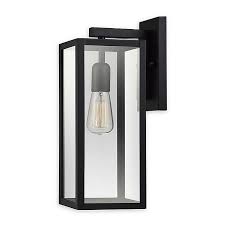 Globe Electric Hurley Wall Mount Outdoor Light In Matte Black Bed Bath Beyond
