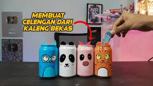 Sehingga kita menuangkan ide untuk membuat kreasi dengan bahan dasar dari kaleng bekas menjadi sebuah tempat tabungan atau dengan istilah celengan yang. Cara Membuat Celengan Dari Kaleng Bekas Youtube