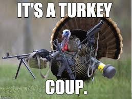 11 Turkey Memes That Will Get You Ready To Blast Those Birds Funny Thanksgiving Turkey Meme Funny Turkey