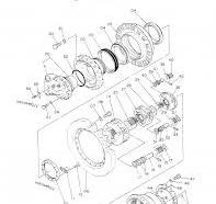 9065944 . MOTOR; OIL - Hitachi spare part | 777parts.com
