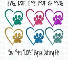 Download Image Result For Free Svg Files For Cricut Maker Paw Print Dog Paw Print Svg Free Files