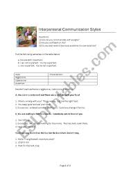 Communication worksheets and online activities. Communication And Being Assertive Esl Worksheet By Pyes