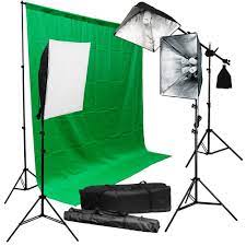 10x20 Ft Chromakey Green Screen Support Stand Kit 2700w Boom Stand Lighting Kit Makerspace Classroom Projects Educational Technology