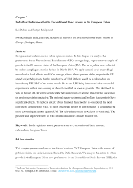 The best day to change euros in moldovan lei was the thursday, 20 may 2021. Pdf Chapter 2 Individual Preferences For The Unconditional Basic Income In The European Union