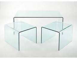 Orren Ellis Madrid 3 Piece Nesting Tables Glass Nesting Tables Coffee Table Coffee Table Setting