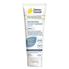 Cancer council sunscreen sport spf50+ tube 250ml. Cancer Council Face Day Wear Moisturiser Matte Invisible Spf50 75ml Amcal