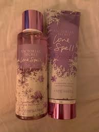 Pair Mist And Lotion Love Spell Great For Christmas Gift Victoria Secret Love Spell Fragrance Lotion Love Spells