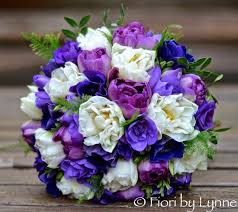 Purple wedding bouquets flower bouquet wedding fern bouquet black calla lily wedding flower guide wedding ideas wedding stuff summer wedding bouquets. Wedding Flowers Blog Colours Purple Lilac Ivory Wedding Flowers Tulips Purple Bridesmaid Bouquets Colorful Wedding Flowers