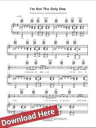 Sam Smith I Am Not The Only One Sam Smith Sheet Music One And Only