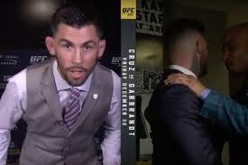 Latest on cody garbrandt including news, stats, videos, highlights and more on espn. Cody Garbrandt Storms Out Of Head To Head Interview With Dominick Cruz Mma Fighting