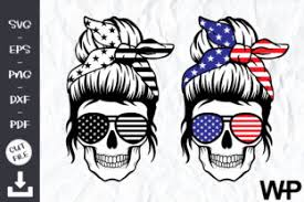 A wide variety of sublimation printed skull bandana options are available to you, such as material, item type, and season. American Flag Skull Svg Graphic By Wanchana365 Creative Fabrica