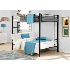 Dorel Full Over Full Metal Bunk Bed Multiple Finishes Metal Bunk Beds Bunk Beds Full Bunk Beds