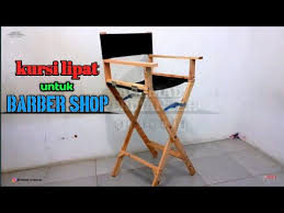 Gambar kursi kayu pangkas rambut. Kursi Lipat Terbaru Ii Untuk Barber Atau Pangkas Rambut Youtube