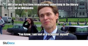 Studocu On Twitter I Feel So Serious Now Spiderman Willemdafoe Wikipedia Memes Memes