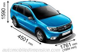 Dacia logan prestige is the top of the line for the dacia logan low cost sedan. Abmessungen Der Dacia Autos Mit Lange Breite Und Hohe
