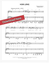 Charlie Puth How Long Sheet Music Piano Notes Chords Sheet Music Charlie Puth Piano