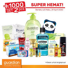 Extra 10% off purchase above rm25 — clicking here will display the code. Ibu Wajib Tahu Promo Guardian 1000 Dapat 2 Produk Ada Lagi Hingga 29 April Kumparan Com