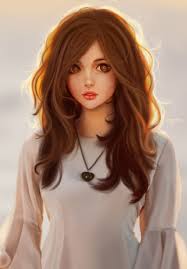 pin von sweet baby auf brandy barker anime kunst madchen lockige frisuren schones madchen zeichnung