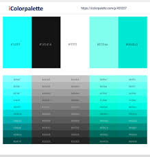 The combo library contains pages of aqua color combinations (a.k.a, color schemes and color palettes) for you to choose from. 27 Latest Color Schemes With Aqua And Black Color Tone Combinations 2021 Icolorpalette