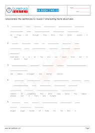 Class 4 Science Human Body Worksheet 02 Human Body Worksheets Biology Worksheet Science Worksheets