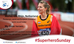 Hij vroeg of ze oscar pistorius kende en zei dat ze de ideale handicap. Superherosunday Marlou Van Rhijn International Paralympic Committee
