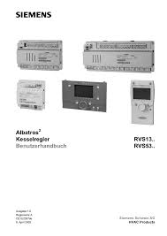 Betriebsanleitung Regelung Siemens Manualzz