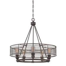 This chandelier can be fully dimmable, allowing you to customize lighting ambiance and mood. Eurofase Terra Collection 5 Light Bronze Chandelier 28065 012 The Home Depot Industrial Chandelier Drum Chandelier Bronze Chandelier