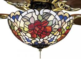 It has a classic look that will transform your. Tiffany Stained Glass Ceiling Fan Light Kits Deep Discount Lighting