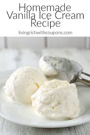 Homemade Vanilla Ice Cream Recipe Recipe In 2020 Homemade Vanilla Ice Cream Ice Cream Recipes Homemade Vanilla Ice Cream Recipe