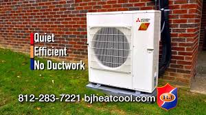 Bj Heating Cooling Mitsubishi Mini Split Commercial Youtube