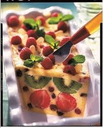 Terrine De Fruits A La Creme D Amandes Et Au Rhum Recettes De Cuisine Recette Cuisine Et Boissons