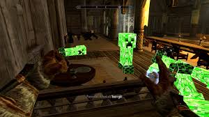 Downloading mods from the nexus. Summon Creeper A Minecraft Creature At Skyrim Nexus Mods And Community