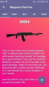 Types of weapons in free fire. Diamonds Generator And Guide For Free Fire 2020 Pour Android Telechargez L Apk