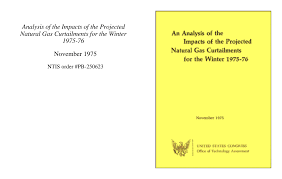 Analysis of the Impacts of the Projected Natural Gas Curtailments for the  Winter 1975-76