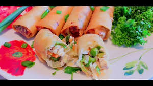 Rouleaux De Printemps Au Poulet Comment Envelopper Chicken Spring Roll Kitchen Recipes Recipes Spring Roll Recipe