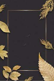 Black Gold Color Matching Plant Texture Gorgeous Minimalistic Business Border Backgr Plant Texture Poster Background Design Graphic Design Background Templates