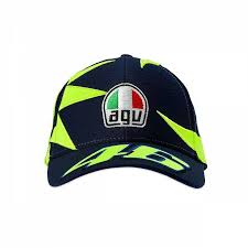 Pilota da corsa con il numero 46. Valentino Rossi Kids Cap Vr46 Motogp Sun Moon Helmet Blue Official 2021 All Stars Direct Allstarsdirect Co Uk