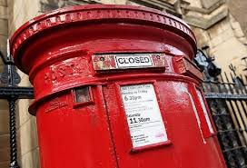 A Royal Mail Post Box In Westminster London Photograph Getty Images Post Box Strike Action Royal Mail